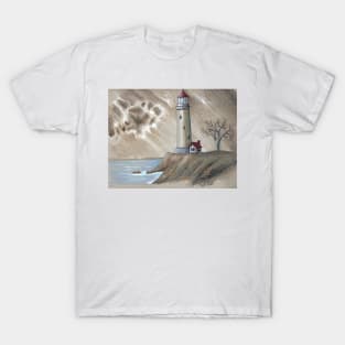 Stormy Lighthouse T-Shirt